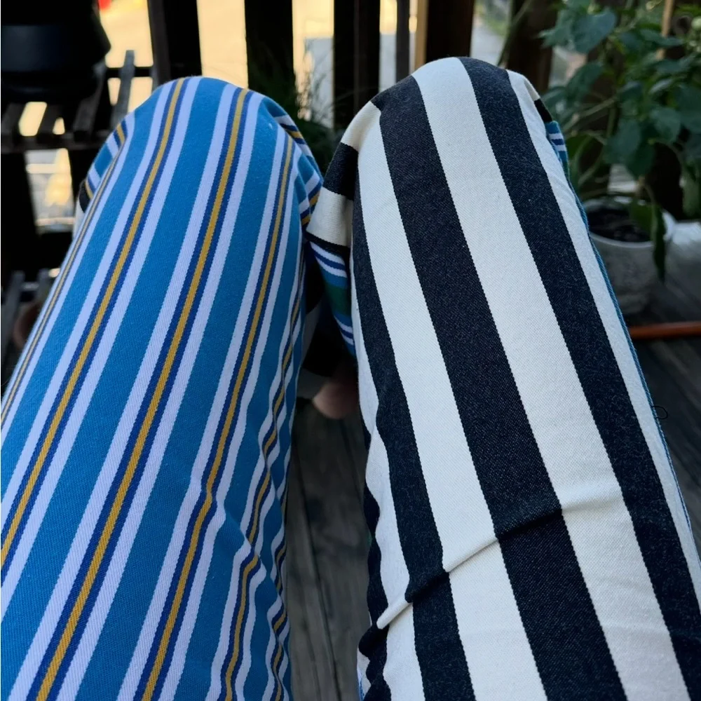 Big Bud Press Striped Pants - Black, White, Blue - Picture 2 of 2